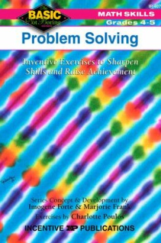 Cover of Problem Solving Grades 4-5