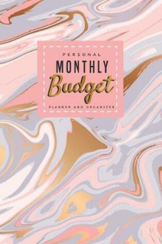 Cover of Personal Monthly Budget Planner and Organizer