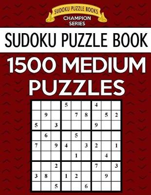 Book cover for Sudoku Puzzle Book, 1,500 MEDIUM Puzzles