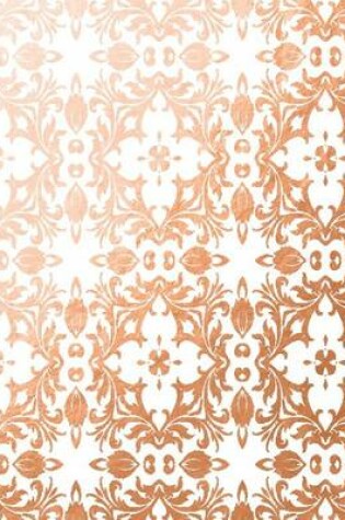 Cover of Copper Foil Ornate Foral Pattern Notebook