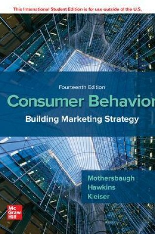 Cover of ISE Consumer Behavior: Building Marketing Strategy