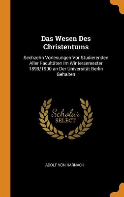 Book cover for Das Wesen Des Christentums