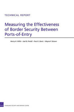 Cover of Measuring the Effectiveness of Border Security Between Ports-Of-Entry