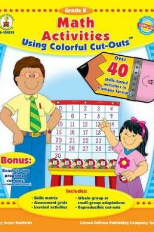 Cover of Math Activities Using Colorful Cut-Outs(tm), Grade K