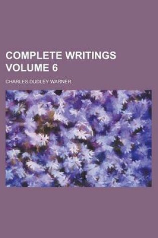 Cover of Complete Writings Volume 6