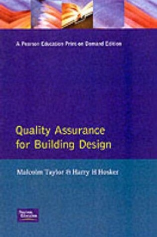 Cover of Quality Assurance for Building Design