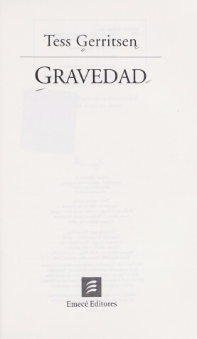 Book cover for Gravedad