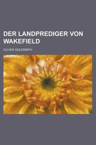 Cover of Der Landprediger Von Wakefield