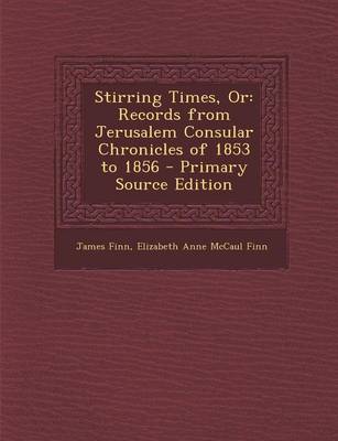 Book cover for Stirring Times, or