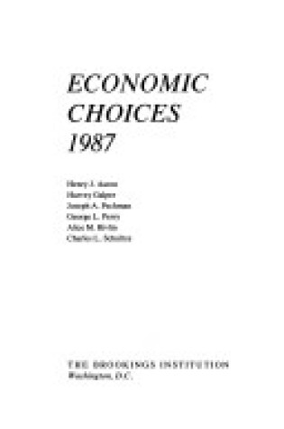 Cover of Economic Choice