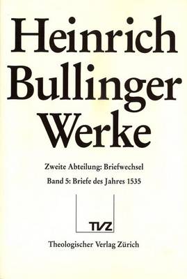 Cover of Heinrich Bullinger. Werke