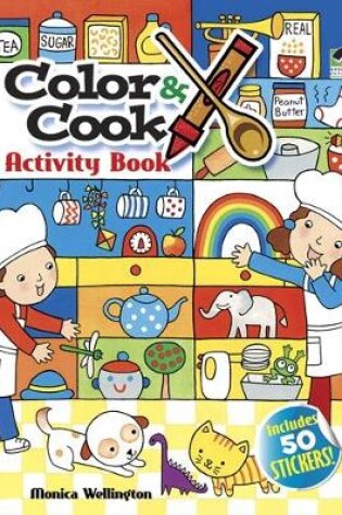 Cover of Color & Cook Activity Book with 50 Stickers!