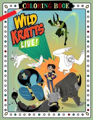 Book cover for Wild Kratts Coloring Book