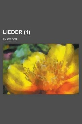 Cover of Lieder (1 )
