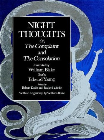 Book cover for Night Thoughts, or the Complaint and the Consolation