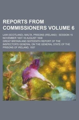 Cover of Reports from Commissioners; Law (Scotland), Malta, Prisons (Ireland)