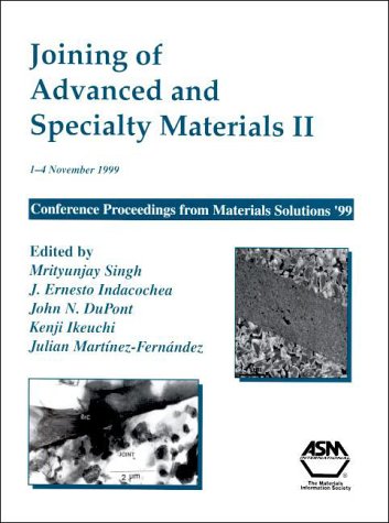 Book cover for Joining of Advanced and Specialty Materials II