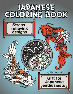 Book cover for Japanese Coloring Book