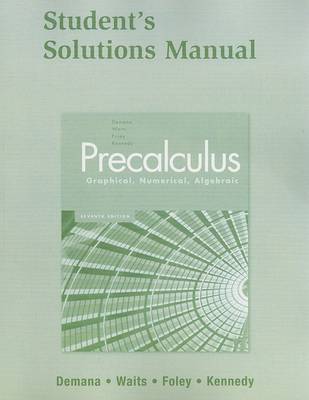 Book cover for Student Solutions Manual for Precalculus