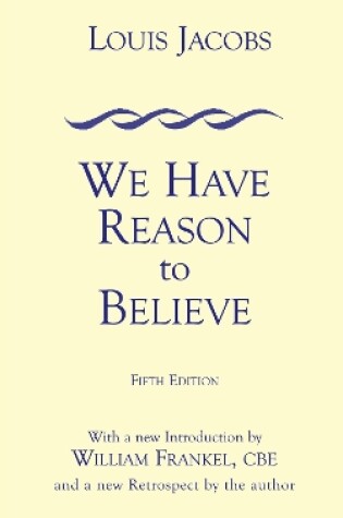 Cover of We Have Reason to Believe