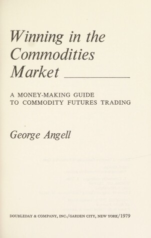 Book cover for Winning in the Commodities Market