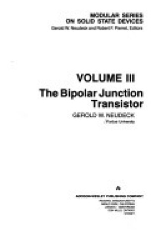 Cover of Bipolar Junction Transistor