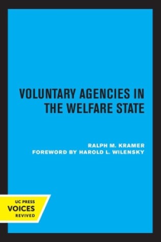 Cover of Voluntary Agencies in the Welfare State