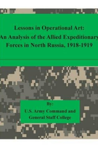 Cover of Lessons in Operational Art
