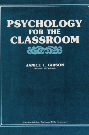 Cover of Psychology for the Classroom