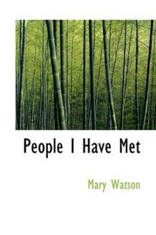 Cover of People I Have Met