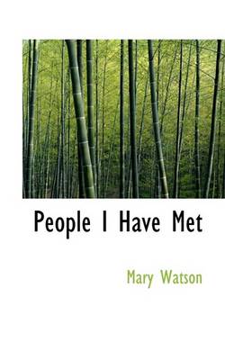 Book cover for People I Have Met