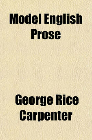 Cover of Model English Prose