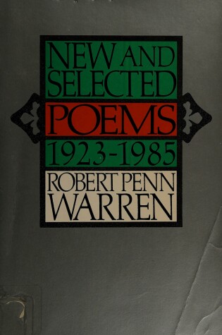 Cover of New and Selected Poems