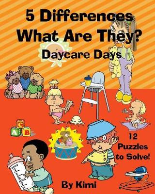 Book cover for 5 Differences - What Are They? Daycare Days