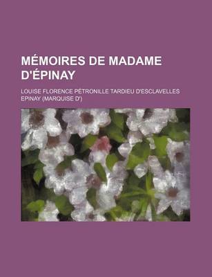 Book cover for Memoires de Madame D'Epinay (1)