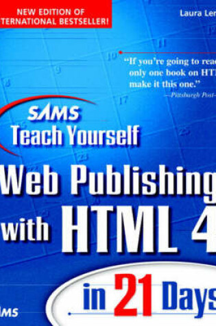 Cover of Sams Teach Yourself Web Publishing with HTML 4 in 21 Days
