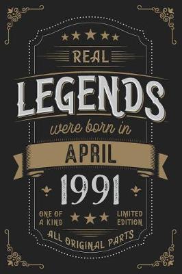 Book cover for Real Legendes were born in April 1991