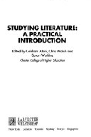 Cover of Studying Literature