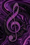 Book cover for Music Songwriting Journal - Blank Sheet Music - Manuscript Paper for Songwriters and Musicians - Liquid Marble Series Purple Pink and Black