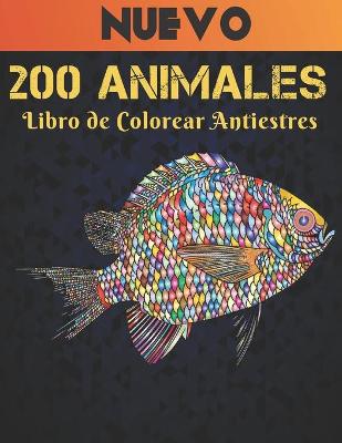 Book cover for Animales Libro Colorear Antiestres