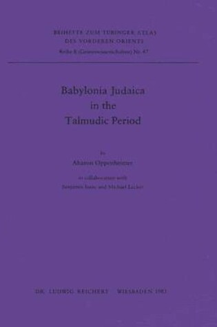 Cover of Babylonia Judaica in the Talmudic Period