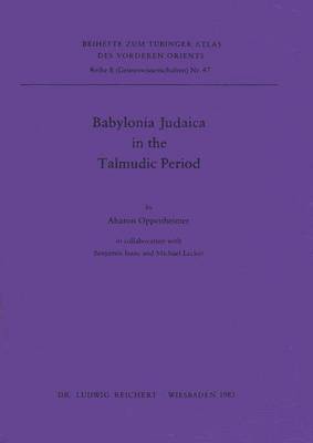 Book cover for Babylonia Judaica in the Talmudic Period