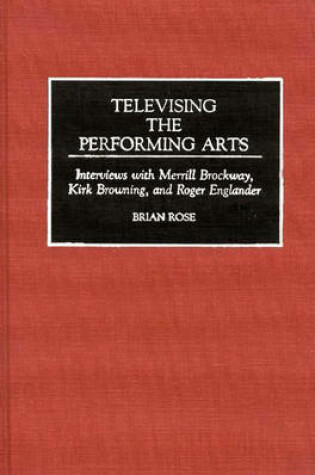 Cover of Televising the Performing Arts