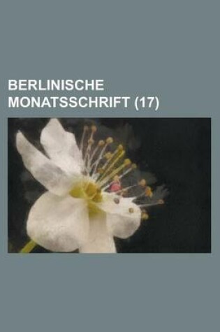 Cover of Berlinische Monatsschrift (17 )