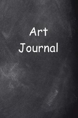 Cover of Art Journal Chalkboard Design