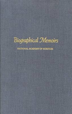 Cover of Biographical Memoirs