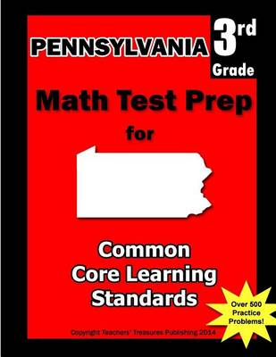 Book cover for Pennsylvania 3rd Grade Math Test Prep