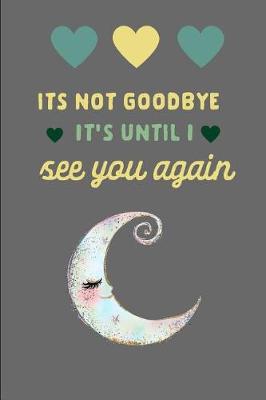 Book cover for It's Not Goodbye It's Until I See You Again