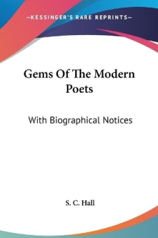 Cover of Gems Of The Modern Poets