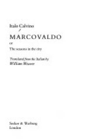 Cover of Marcovaldo